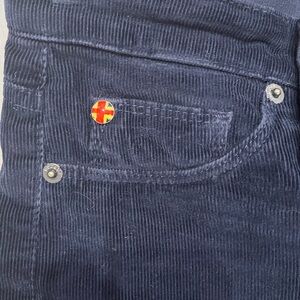 Hudson jeans corduroy deep blue almost black size 26